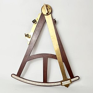 Large Mahogany Sextant